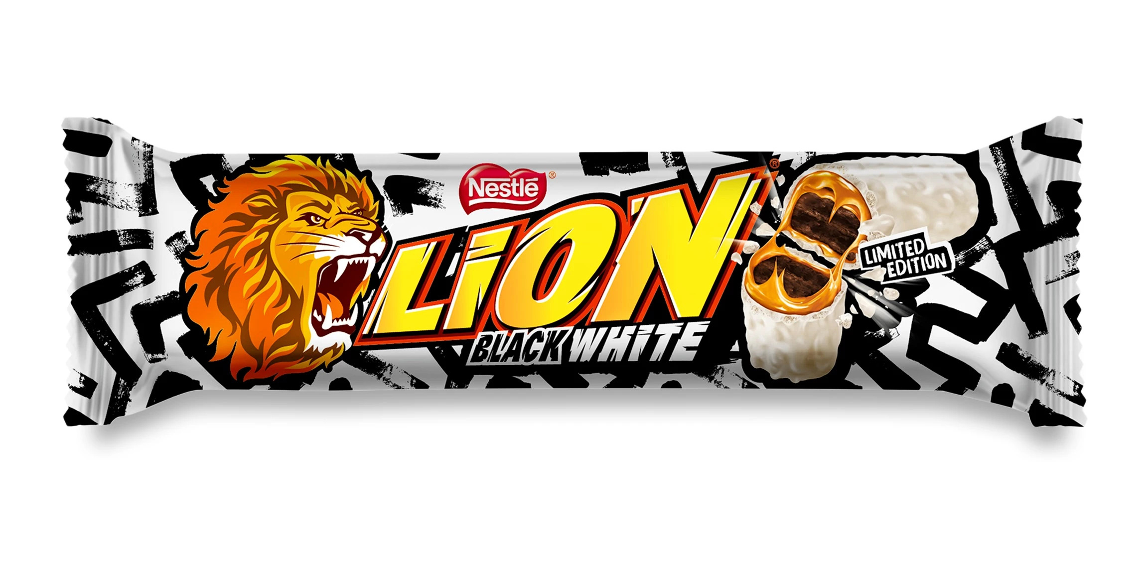 Батончик шоколадний Lion Black&White зі смаком брауні, 42г., 24шт/уп. Nestle - фото 2