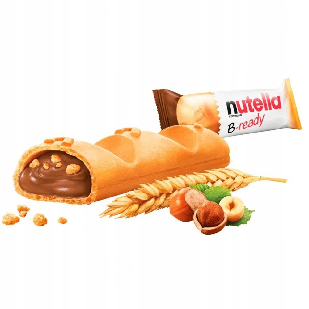 Батончик вафельный Nutella B-ready с начинкой из ореховой пасты с какао 22г., 10шт/уп. Nutella - фото 2