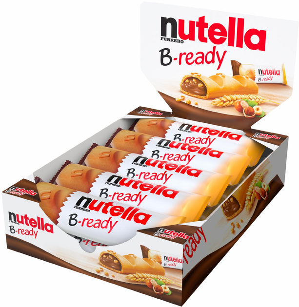 Батончик вафельный Nutella B-ready с начинкой из ореховой пасты с какао 22г., 10шт/уп. Nutella - фото 5