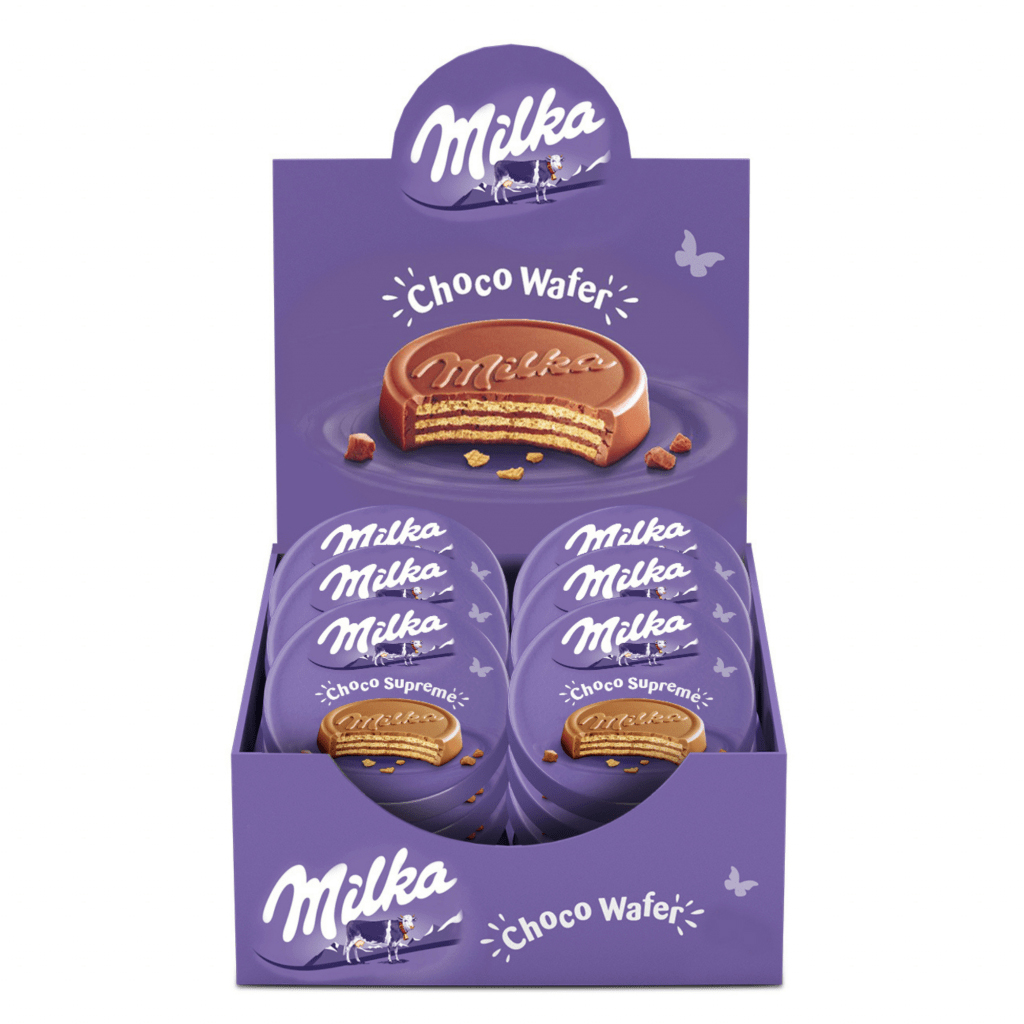 Вафлі Milka Choco wafer з начинкою какао в молочному шоколаді, 30г., 30шт/уп. Milka - фото 4
