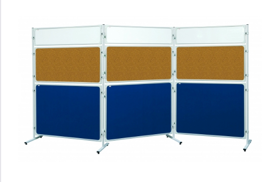 Доска модерационная 120х120см., пробковая, алюминиевая рамка 2x3 - фото 1