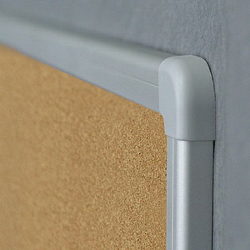 Доска модерационная 120х120см., пробковая, алюминиевая рамка 2x3 - фото 3