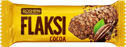 Цукерки з вафельними пластівцями Flaksi Какао, 0,5кг. (4823077647581) Roshen - фото 2