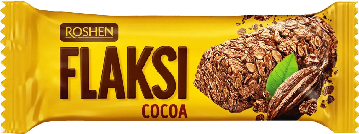 Цукерки з вафельними пластівцями Flaksi Какао, 0,5кг. (4823077647581) Roshen - фото 2