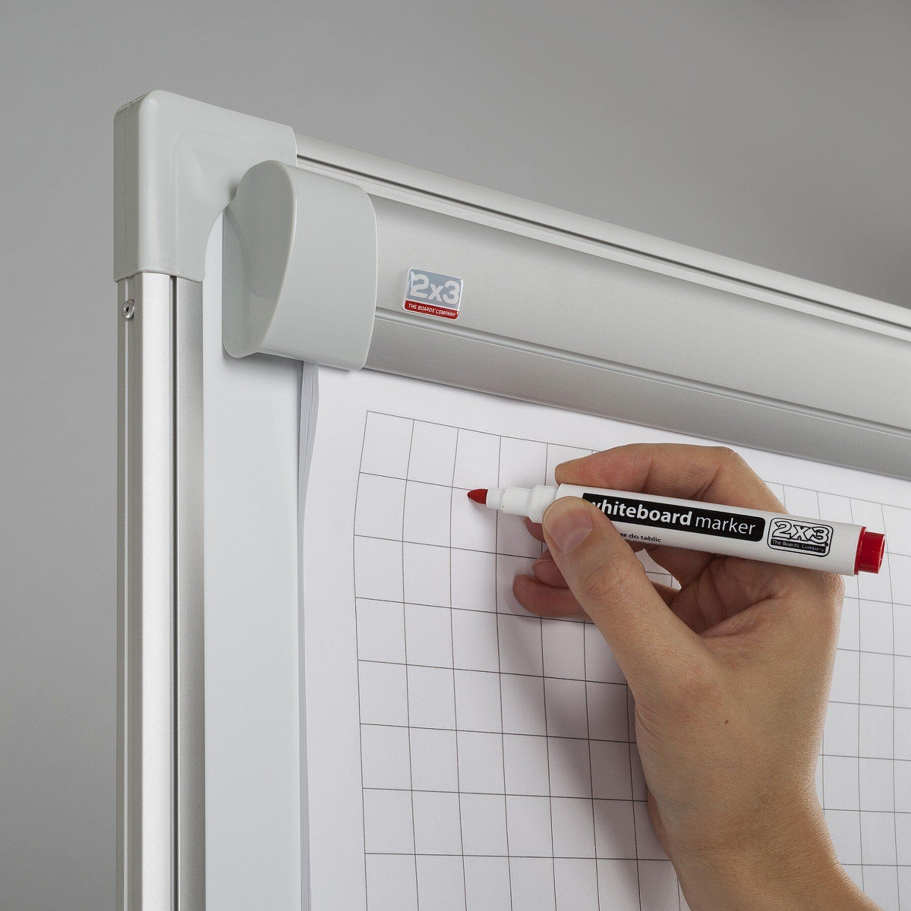 Флипчарт двухсторонний на колесиках 70*100см., керамическое покрытие 2x3 - фото 3