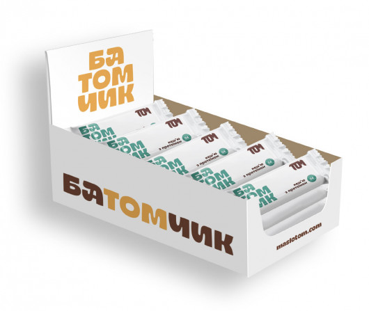 Батомчик Кешью с протеином, 45г.*20шт. ТОМ - фото 1