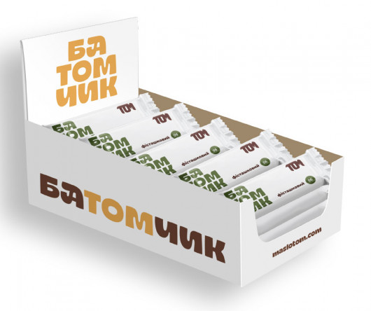 Батомчик Фисташковый, 45г.*20шт. ТОМ - фото 1