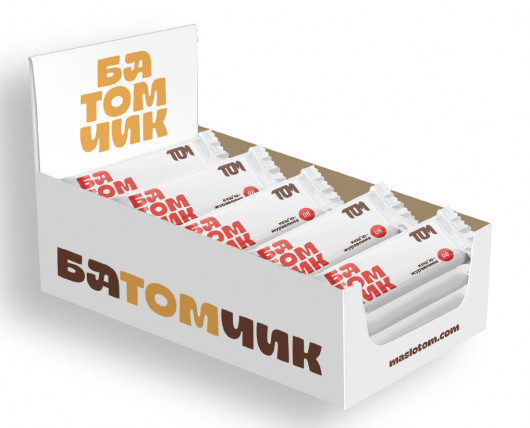 Батомчик Кешью-клюква, 45г.*20шт. ТОМ - фото 1