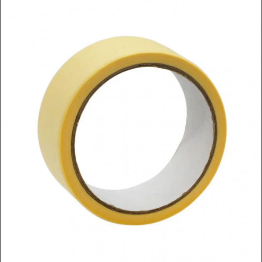 Клейка стрічка малярна 25мм.*27м. (29,5ярд), на паперовій основі, до 80°С, жовт. Китай - фото 1