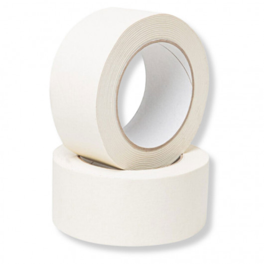 Клейкая лента малярная 48мм.*27м. (29,5ярд), на бумажной основе, до 60°С, бел. Китай - фото 3