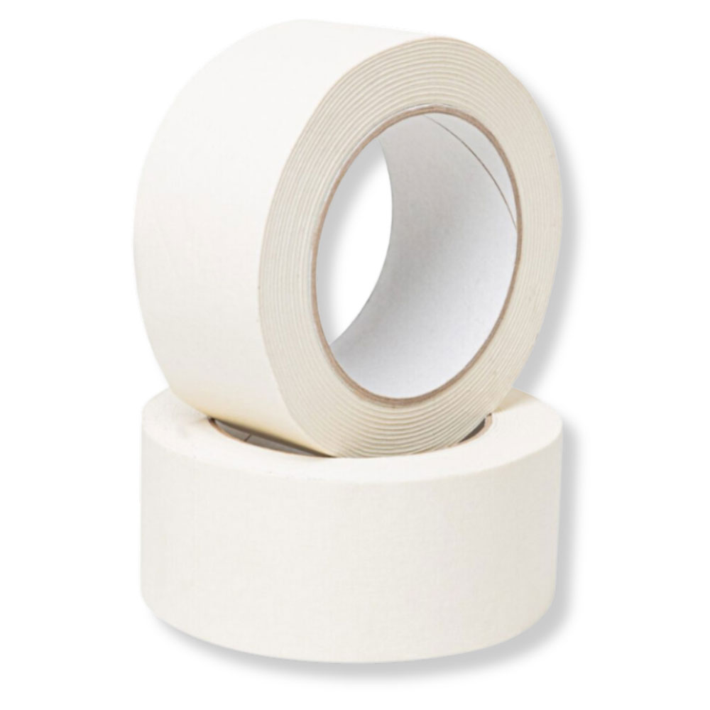 Клейкая лента малярная 48мм.*27м. (29,5ярд), на бумажной основе, до 60°С, бел. Китай - фото 3