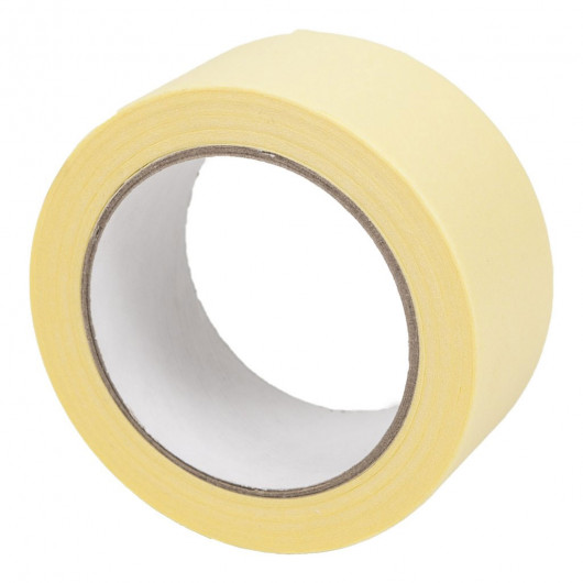 Клейкая лента малярная 48мм.*27м. (29,5ярд), на бумажной основе, до 80°С, желт. Китай - фото 3