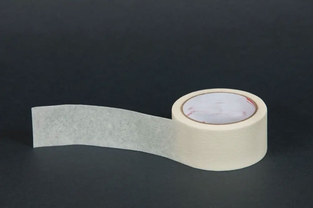 Клейка стрічка малярна 38мм.*27м. (29,5ярд), на паперовій основі, до 60°С, біл. Китай - фото 2