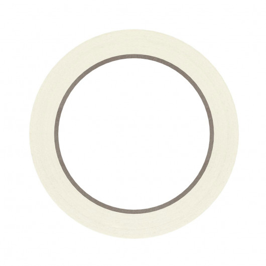 Клейкая лента малярная 19мм.*27м. (29,5ярд), на бумажной основе, до 60°С, бел. Китай - фото 3