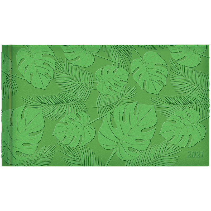 Еженедельник датированный карманный 2021 Torino Trend, зелен. Brunnen - фото 1