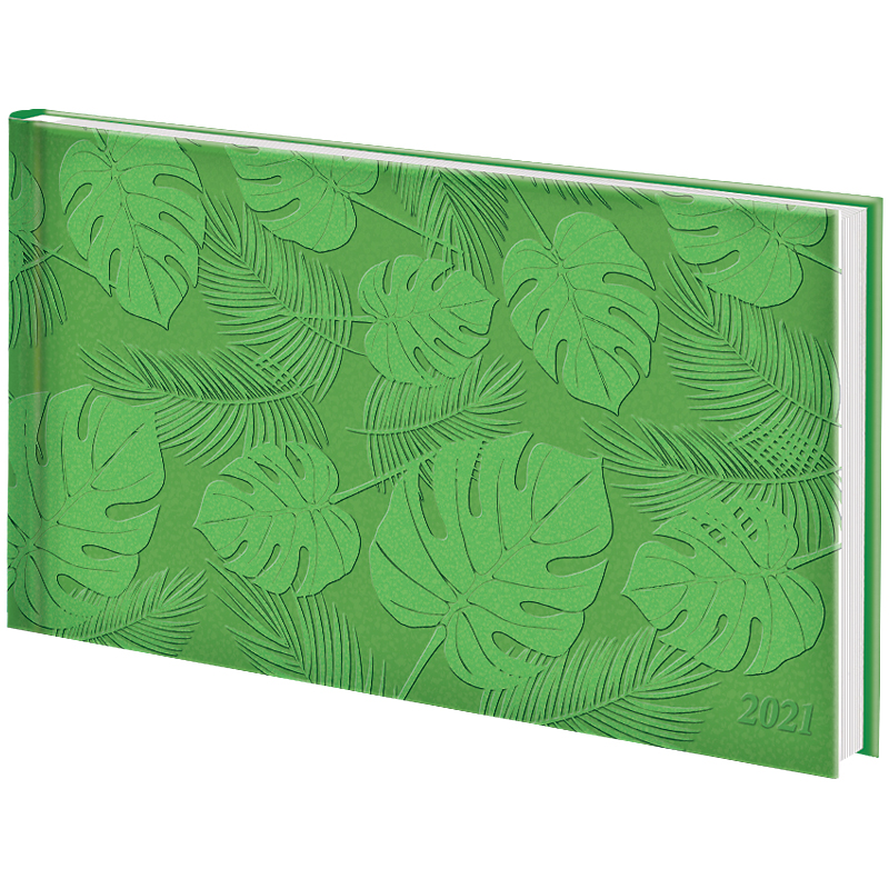 Еженедельник датированный карманный 2021 Torino Trend, зелен. Brunnen - фото 2