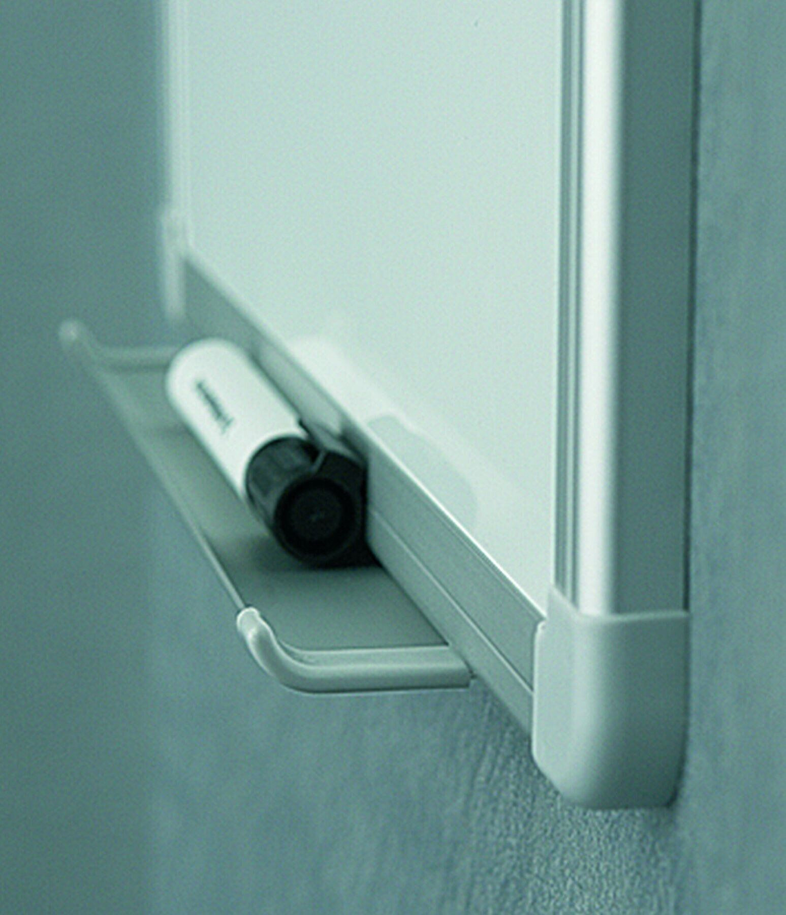 Доска белая магнитная сухостираемая ALU23 100*200см., алюминиевая рамка, лак 2x3 - фото 3