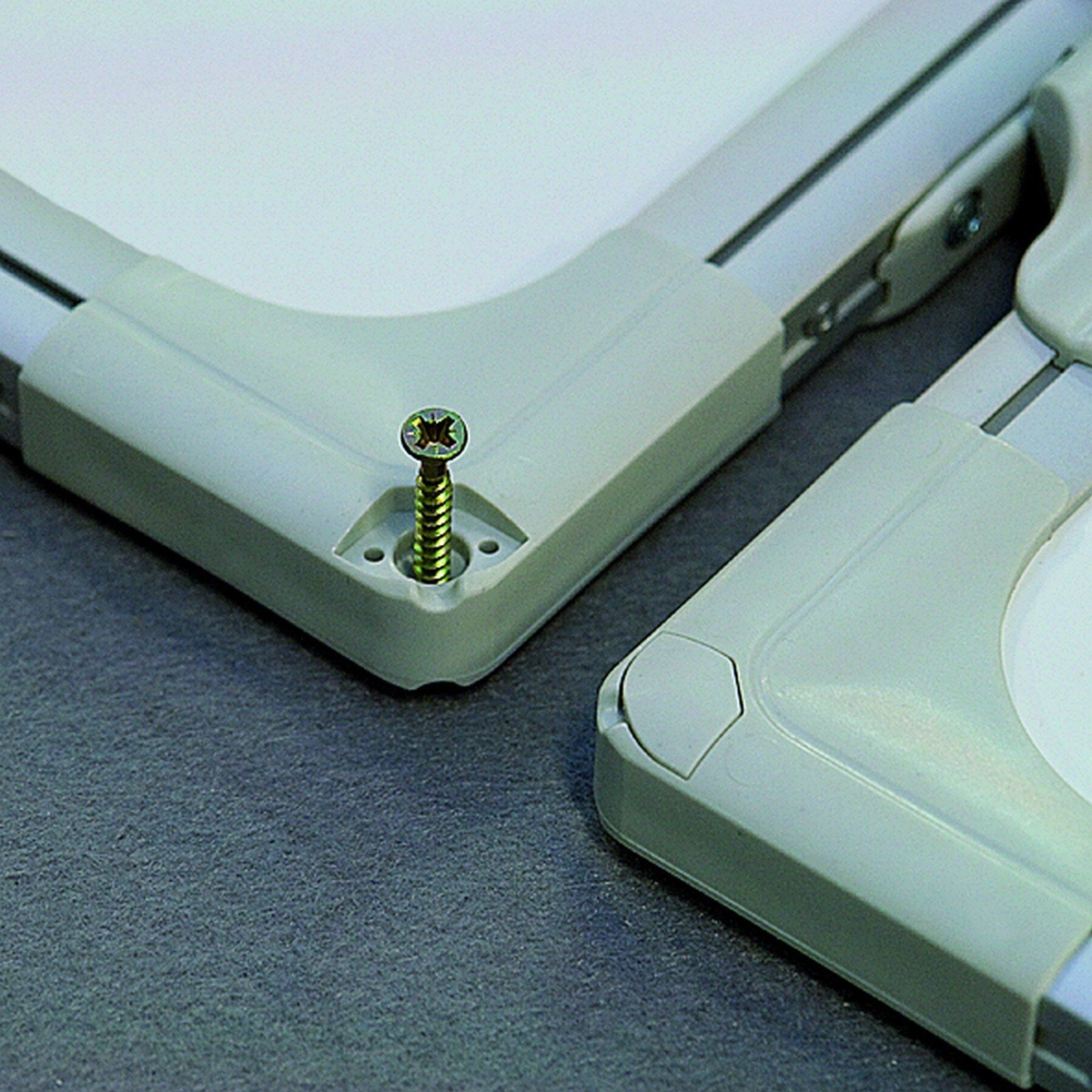 Доска белая магнитная сухостираемая FX 100*150*300см., 5 рабочих поверх., алюминиевая рамка, лак 2x3 - фото 2