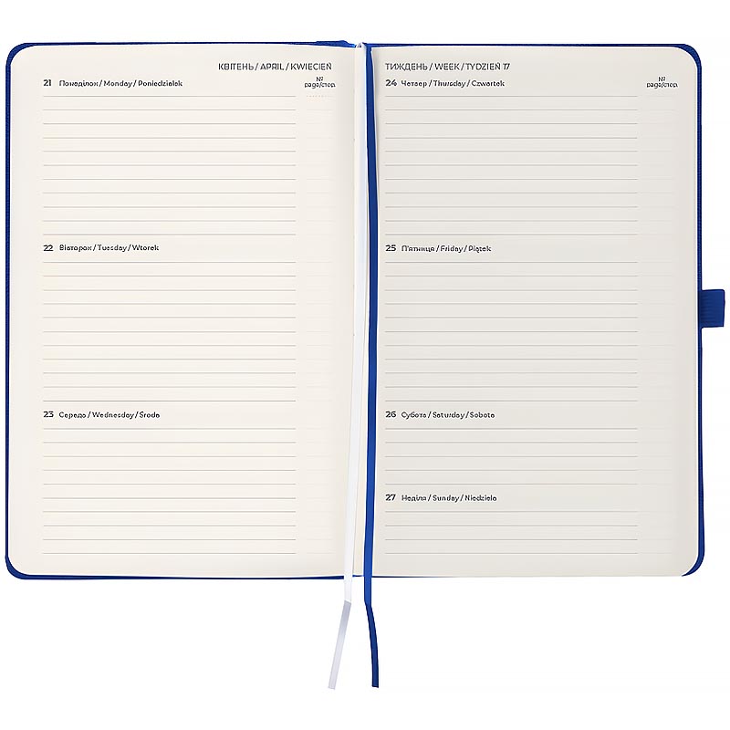 Щотижневик 2026 Grand Strong, 195*255, синій Axent - фото 4
