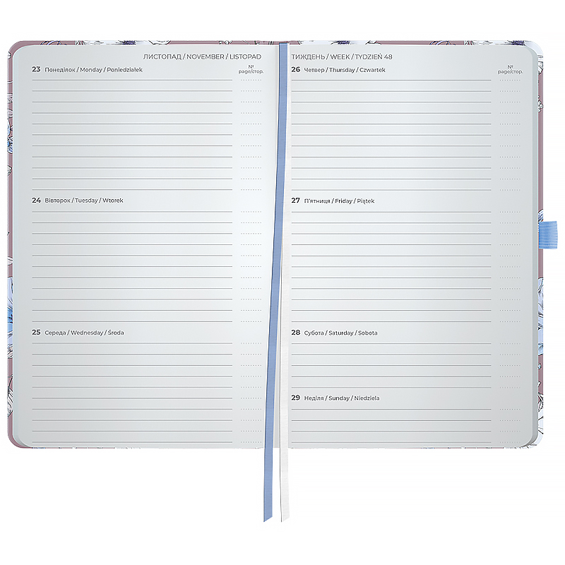 Щотижневик 2026 Partner 125*195мм, Blue Elegance Axent - фото 2