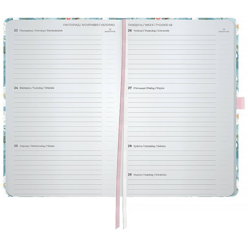 Щотижневик 2026 Partner 125*195мм, Gentle Blossom Axent - фото 2