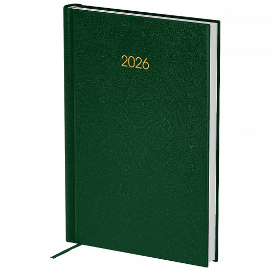 Ежедневник 2026 Classic City, 145*210, з/т темно зеленый Axent - фото 1