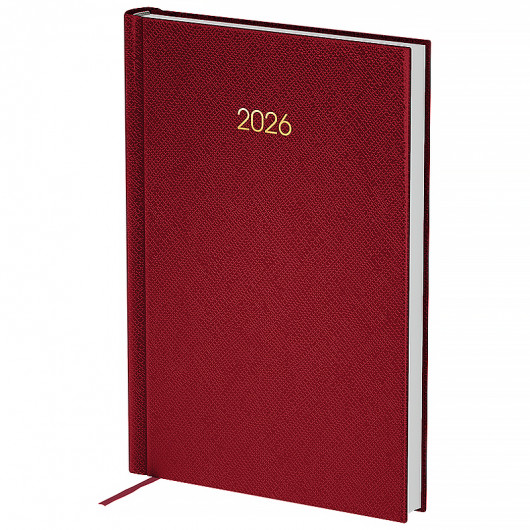 Щоденник 2026 Classic Style, 145*210, з/т бордовий Axent - фото 1