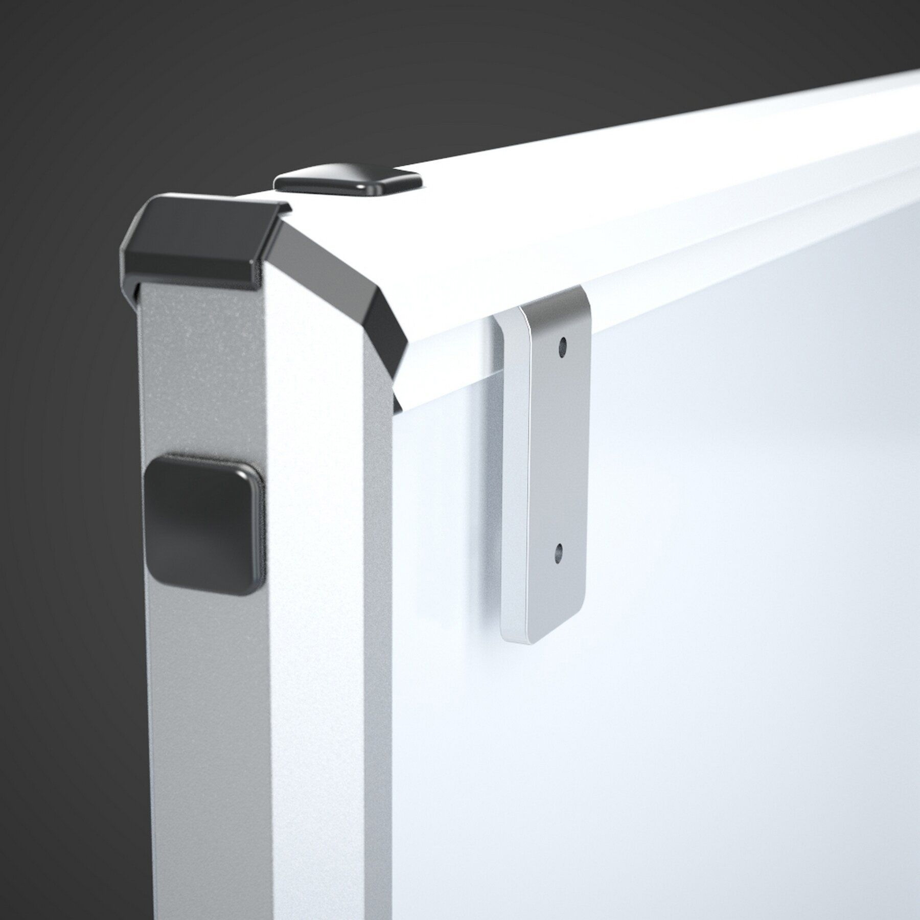 Доска белая магнитная сухостираемая StarBoard 100*150см., алюминиевая рамка, лак 2x3 - фото 4