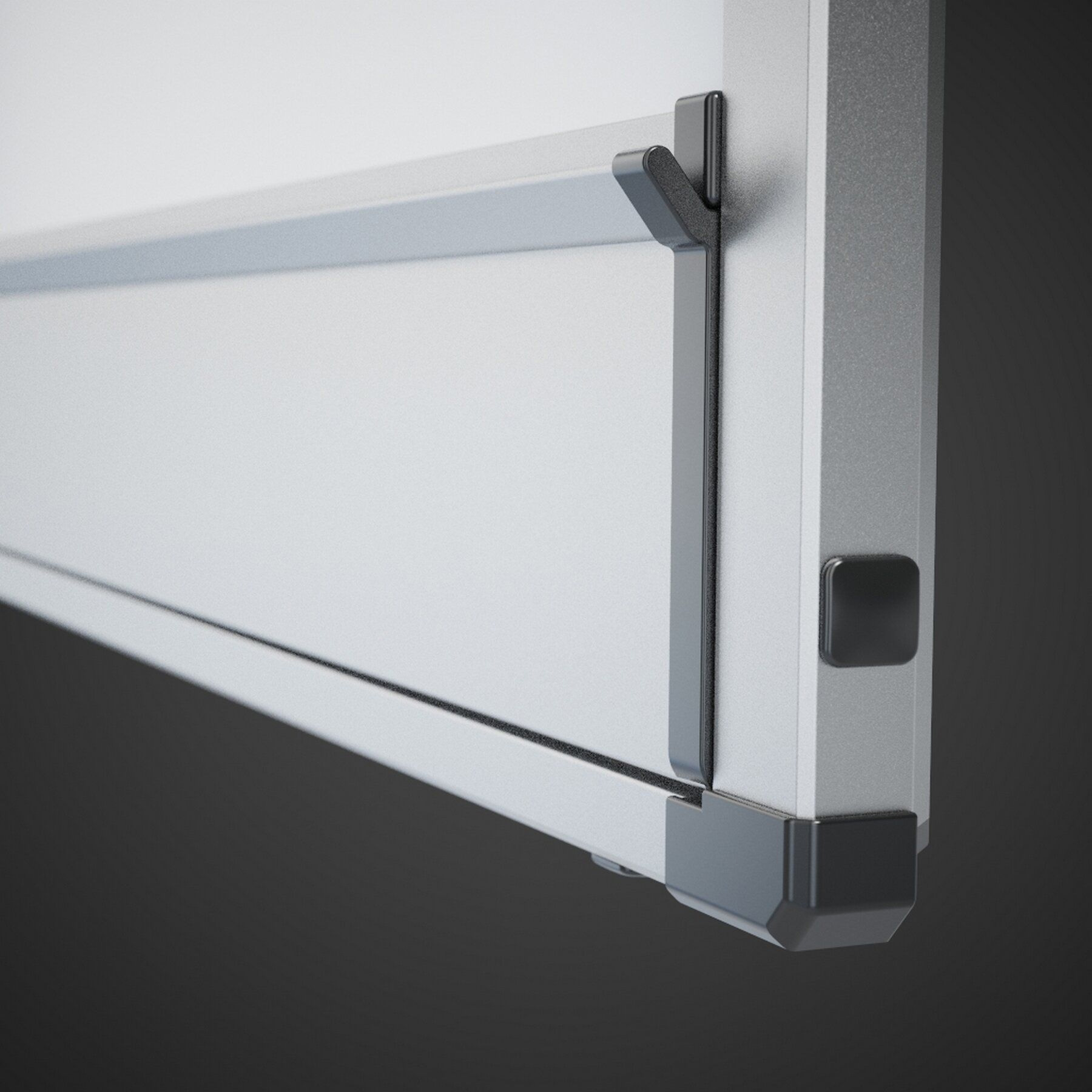 Дошка біла магнітна сухостиральна StarBoard 120*180см., алюмінієва рамка, лак 2x3 - фото 1