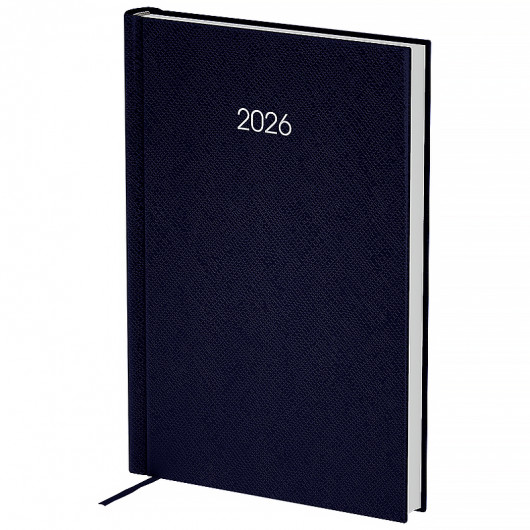 Ежедневник 2026 Classic Style, 145*210, с/т темно синий Axent - фото 1