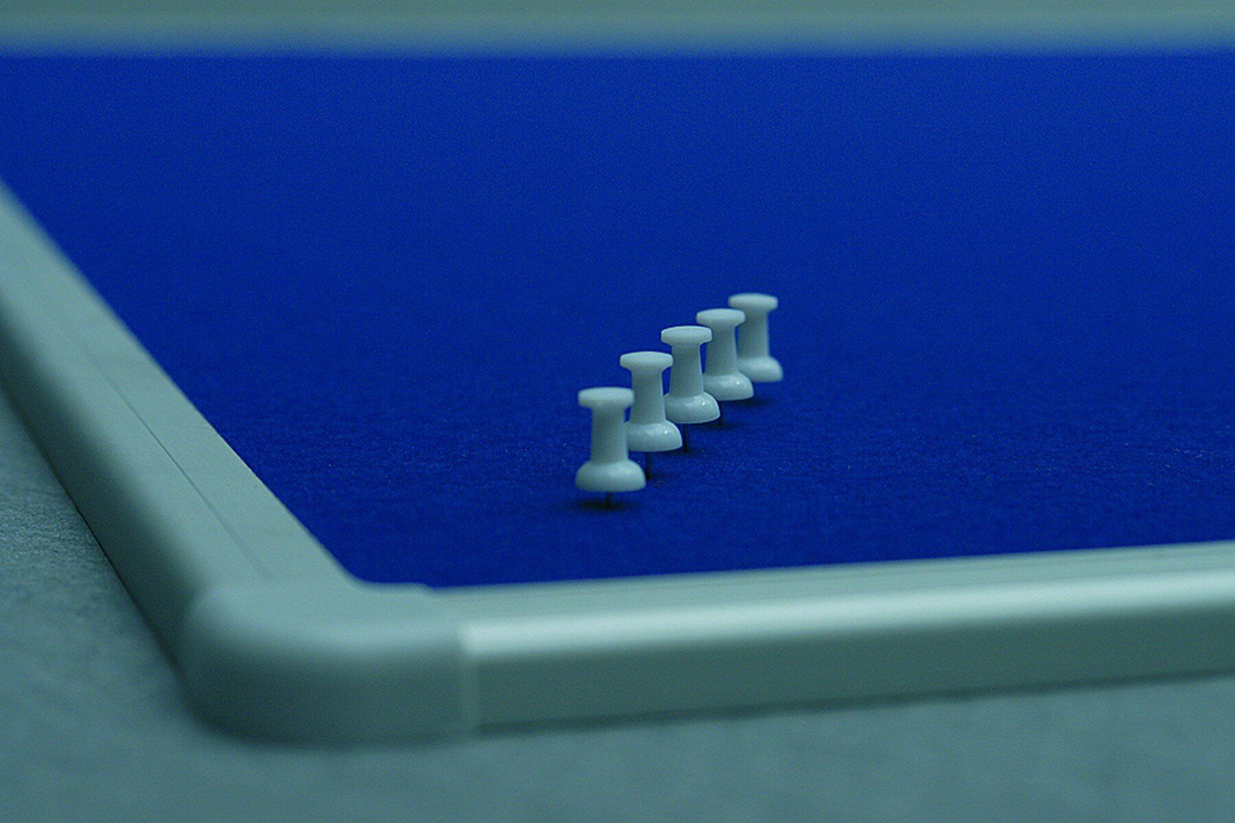 Доска текстильная ALU23 120*180см., алюминиевая рамка,  голуб. 2x3 - фото 2