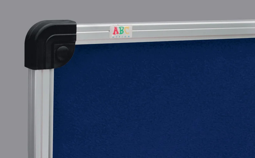 Дошка текстильна S-line 100*150см., алюмінієва рамка, син. ABC - фото 2