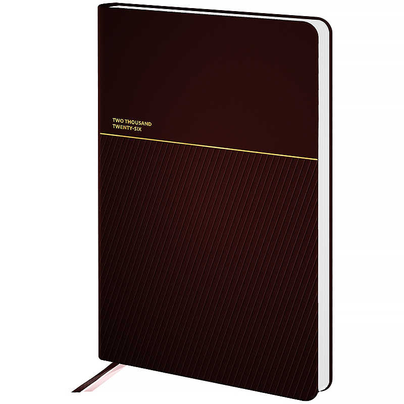 Щоденник 2026 Partner Traces, 145*210, коричневий Axent - фото 1