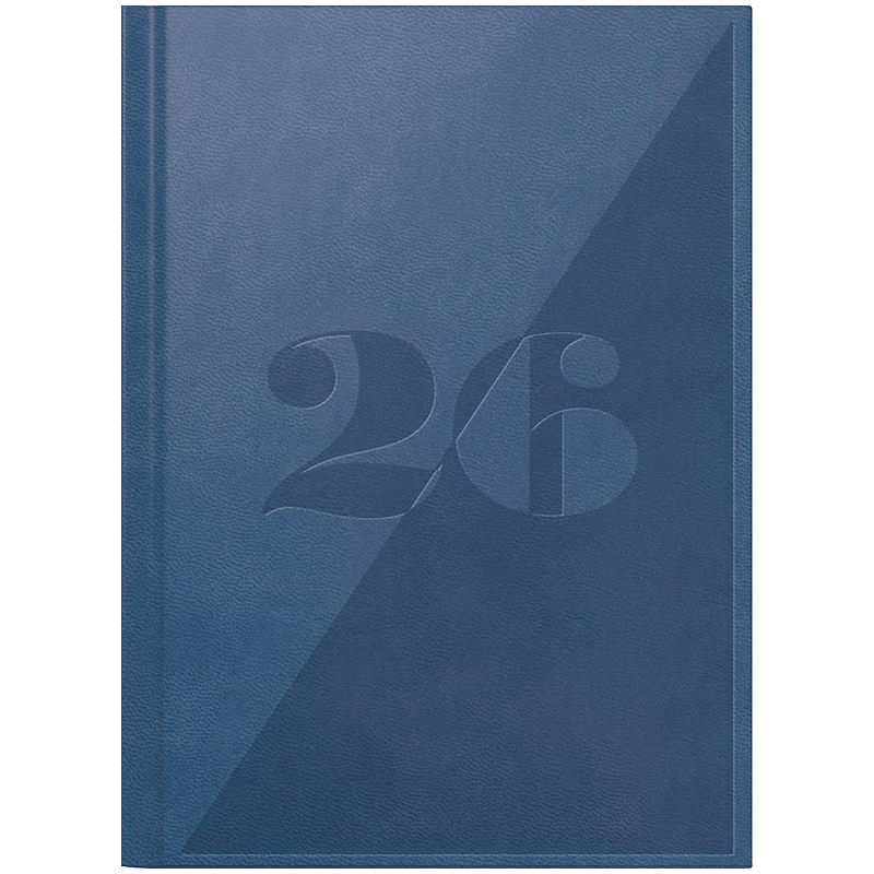 Ежедневник 2026 Стандарт Torino Trend, синий Brunnen - фото 1