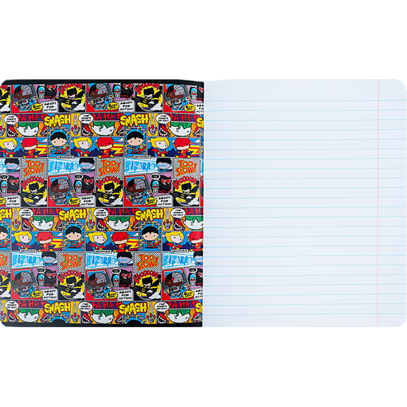 Зошит 12 арк., лін., гібр. лак + УФ лак, DC Comics (DC24-234) Kite - фото 13