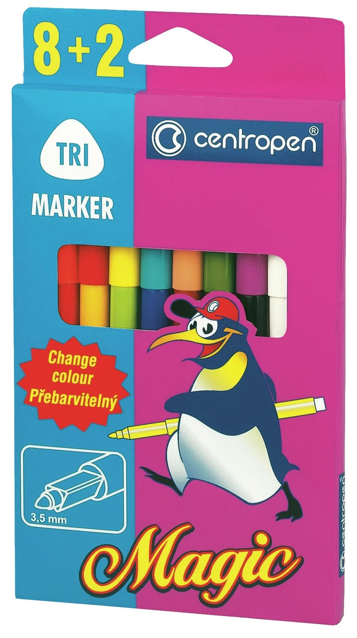 Фломастеры, 10цв., Magic 2549, ассорт. Centropen - фото 3