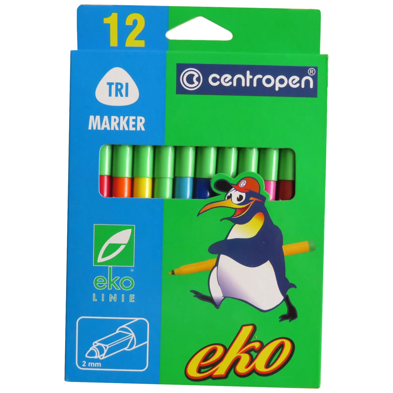 Фломастери, 12 кольорів., Еко 2560, асорті Centropen - фото 3