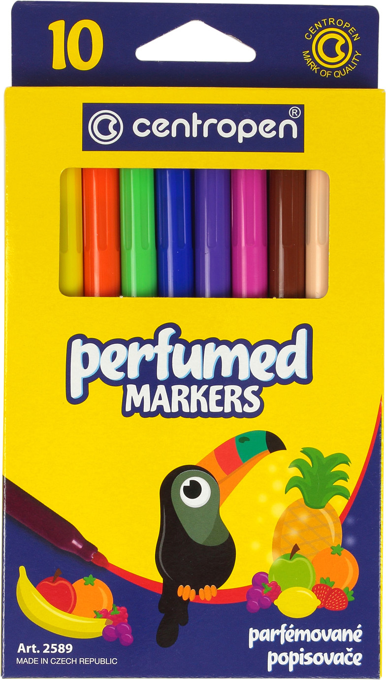 Фломастери, 10 кольорів., Perfumes 2589, асорті Centropen - фото 3