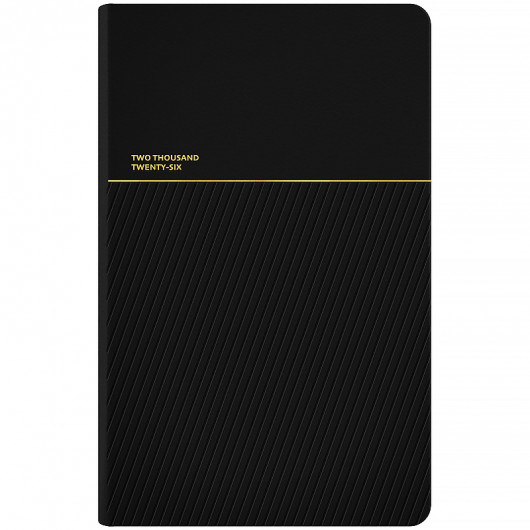 Щотижневик 2026 Partner Traces, 125*195мм, чорний Axent - фото 2