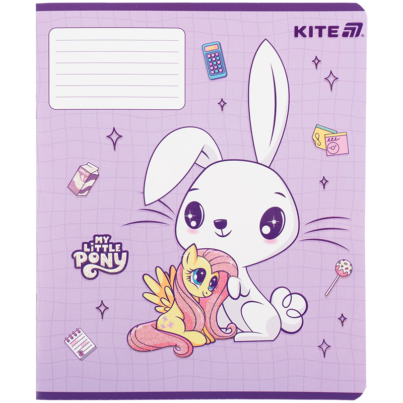 Зошит 12 арк., кл., УФ лак + глітер, Little Pony (LP25-232) Kite - фото 15