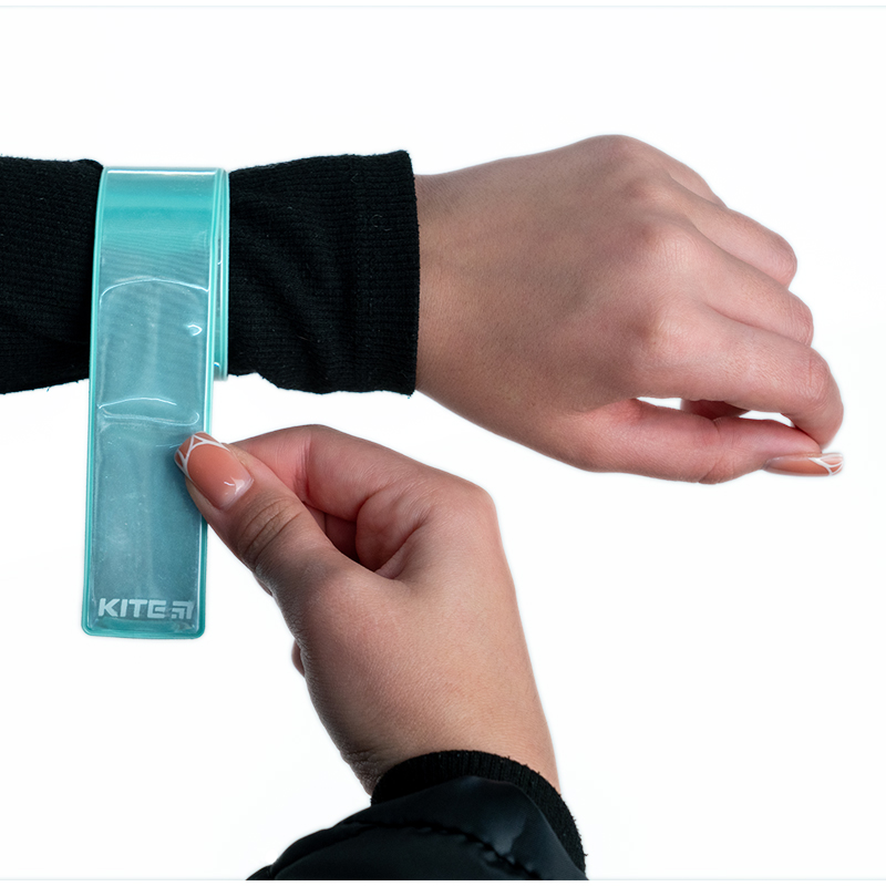 Набор браслетов светоотражающих, мятные Kite - фото 4