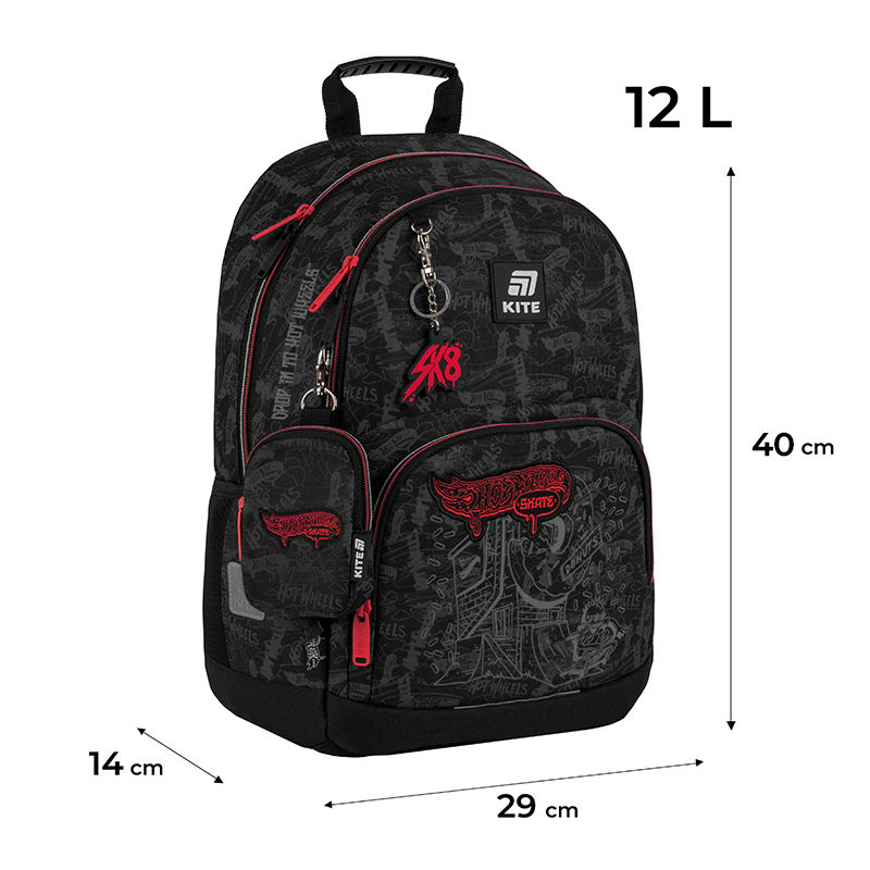 Рюкзак Kite Education 585 Hot Wheels Kite - фото 20