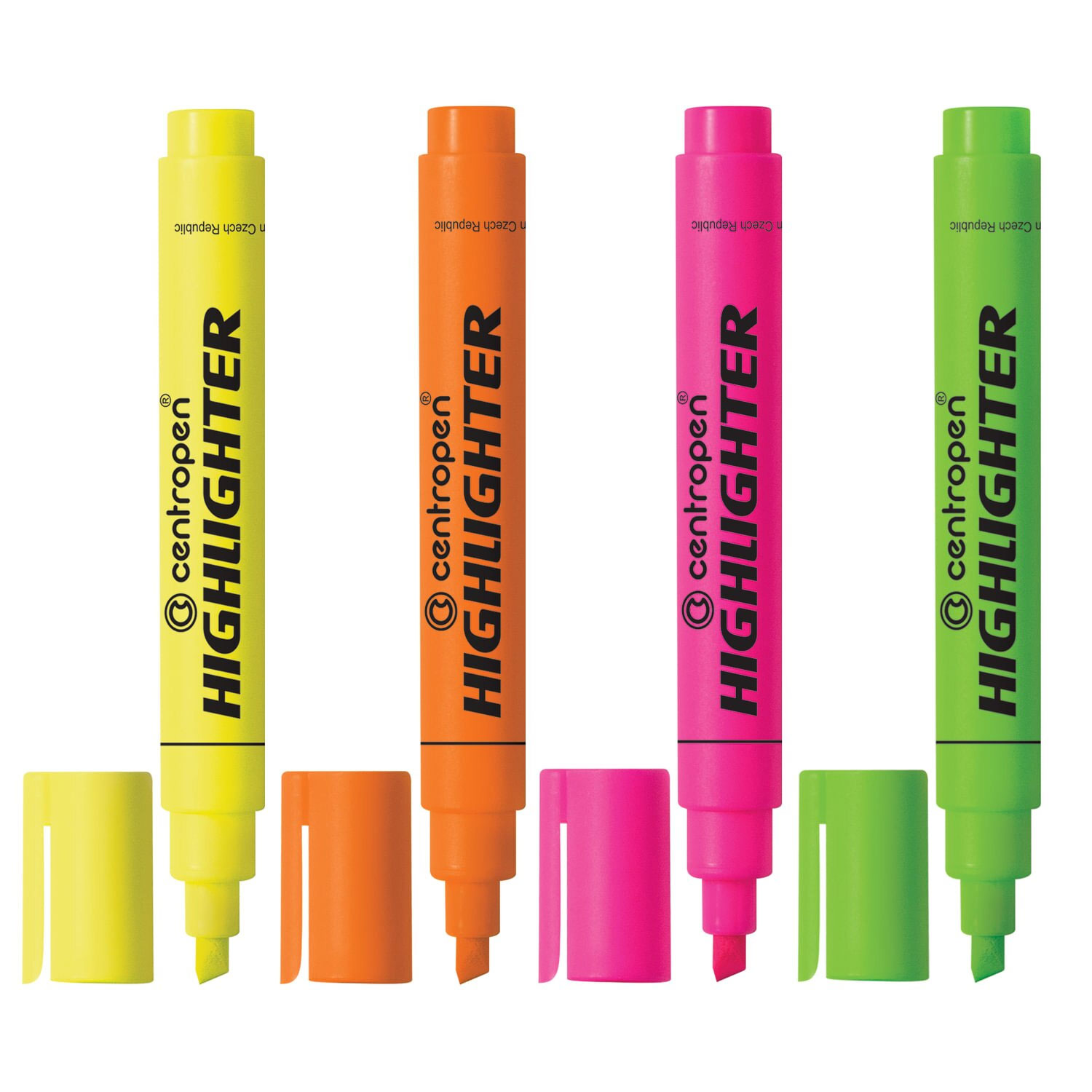 Маркер текстовый Fax 8852, 1-4,6мм., набор 4шт./уп. Centropen - фото 5