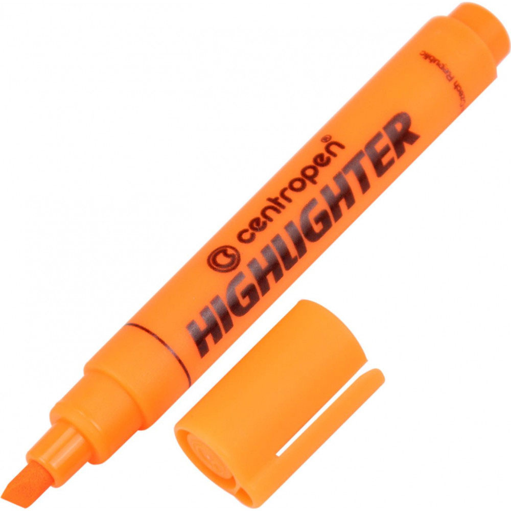 Маркер текстовый Fax 8852, 1-4,6мм., оранж. Centropen - фото 5
