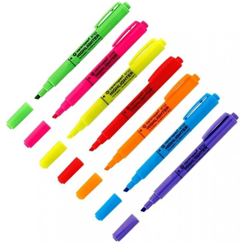 Маркер текстовый Fax 8722, 1-4мм., голуб. Centropen - фото 4