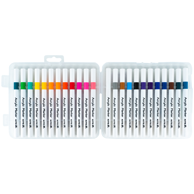 Маркеры акриловые, набор 24шт, Kite Creative Kite - фото 5