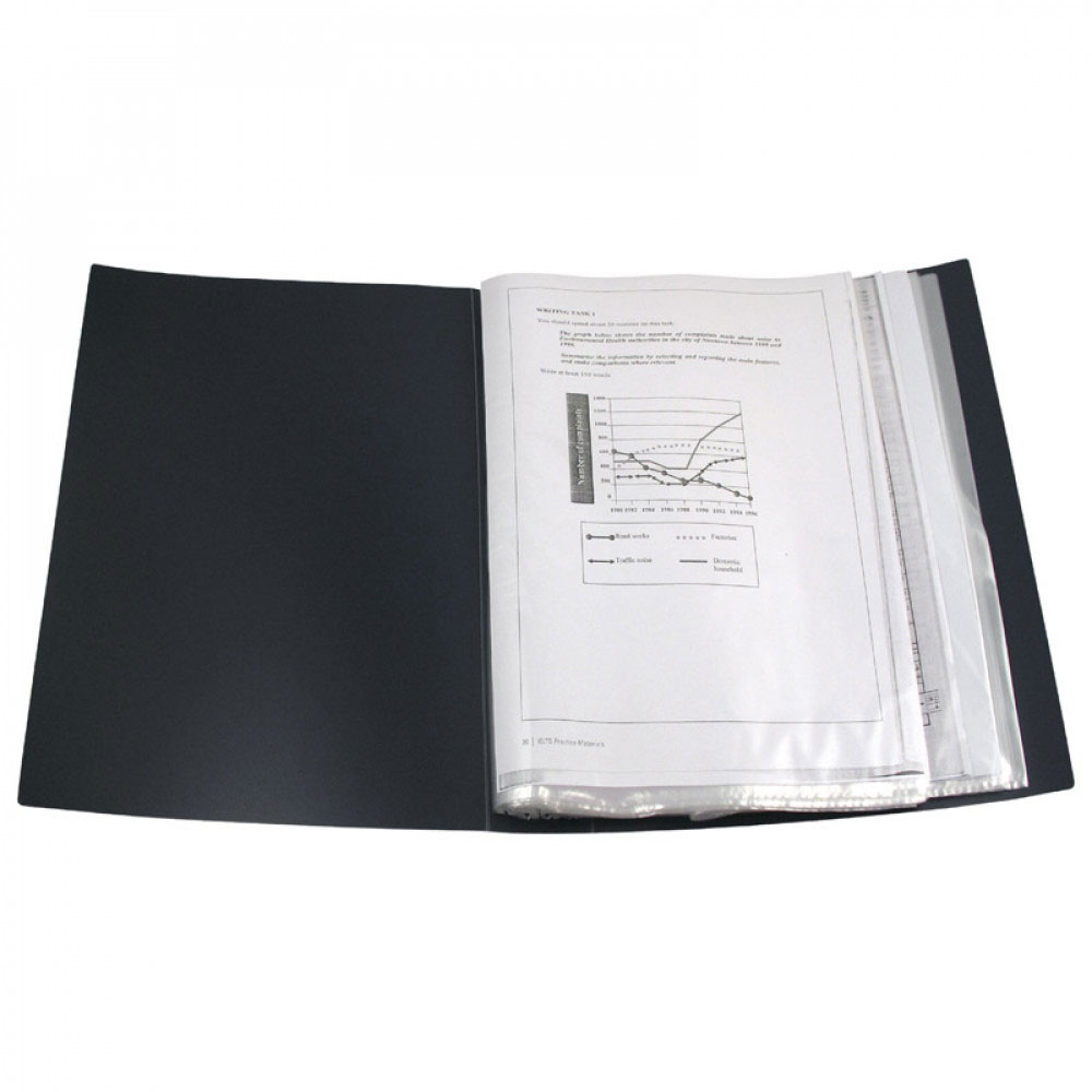 Папка на 100 файлов, черн. Axent - фото 3