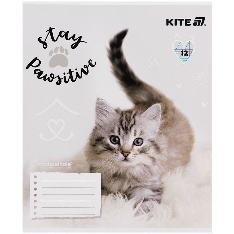 Тетрадь 12 лист., кос., софт тач + УФ лак, RH (R25-235) Kite - фото 10