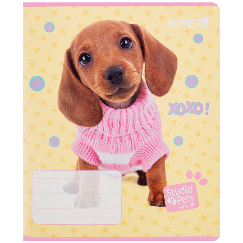 Зошит 12 арк., лін., гібр. лак + УФ лак, Studio Pets (SP25-234) Kite - фото 16