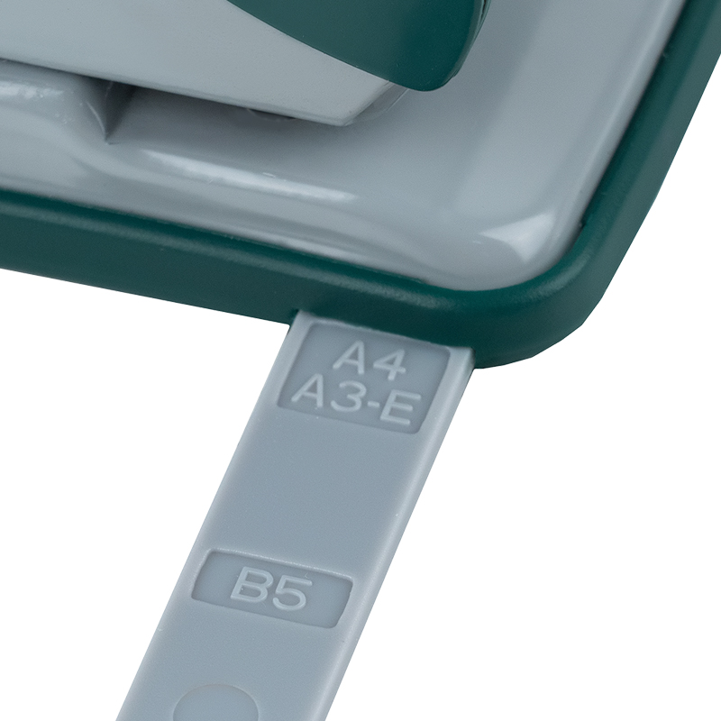 Дырокол на 2 отверстия, до 30 листов Exakt-2 Earth colors, металлический, зеленый Axent - фото 3